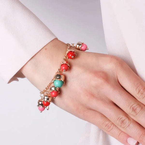 Bracciale in Metallo a forma di fiore campanella