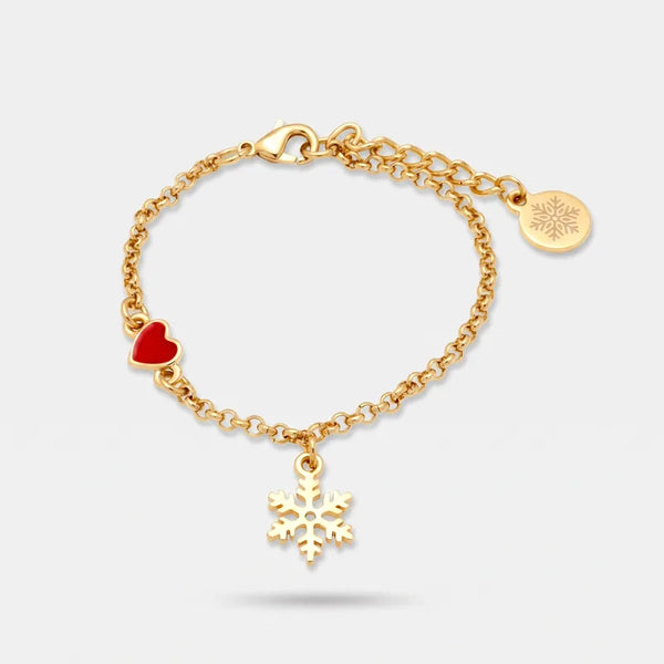 Bracciale in Metallo fiocco di neve