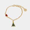 Bracciale in Metallo albero di Natale