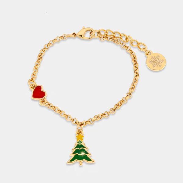 Bracciale in Metallo albero di Natale