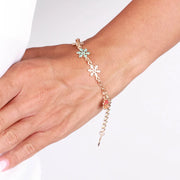 Bracciale in Metallo fiocchi di neve