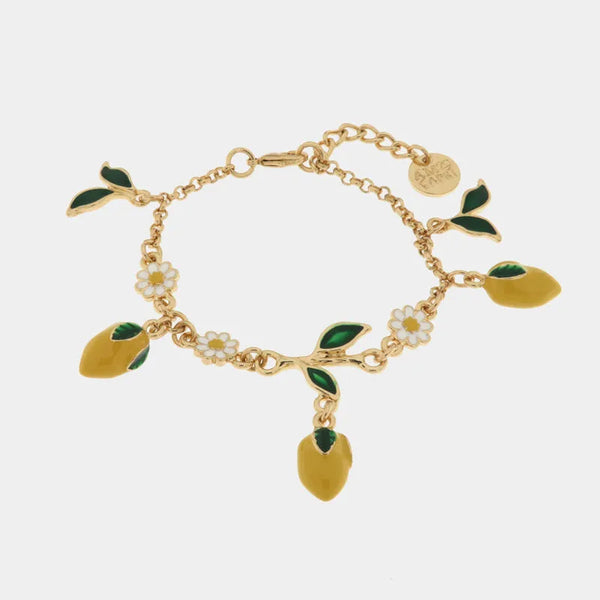 Bracciale in Metallo con limoni - BYSIMON gioielli