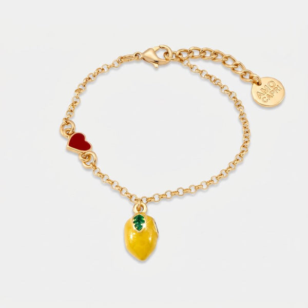 Bracciale in Metallo con limoni - BYSIMON gioielli