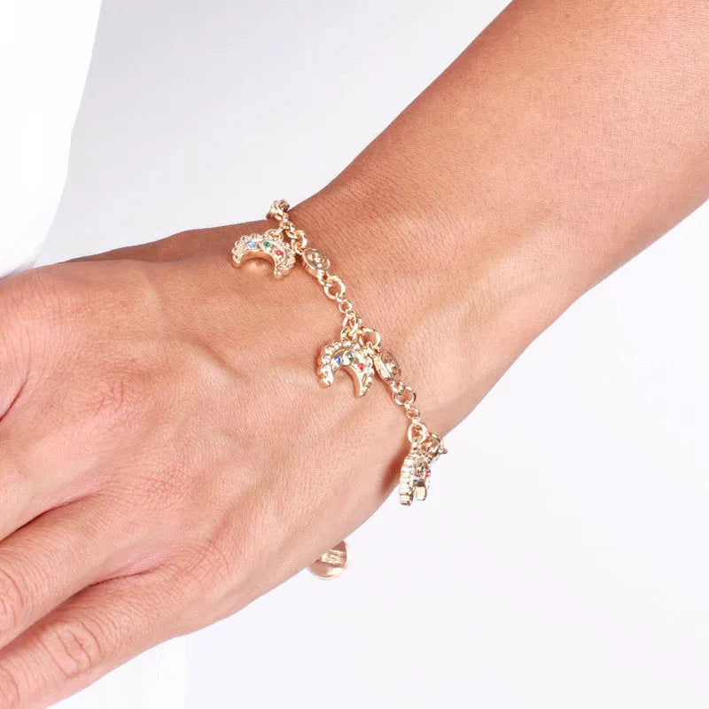 Bracciale in Metallo con lune