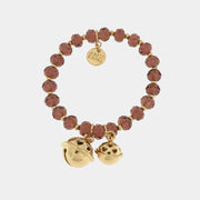Bracciale in Metallo con sonagli e pietre