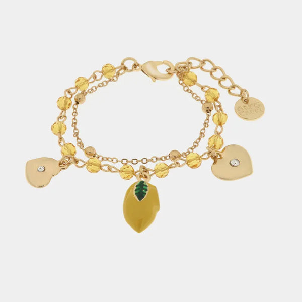 Bracciale in Metallo con limoni - BYSIMON gioielli