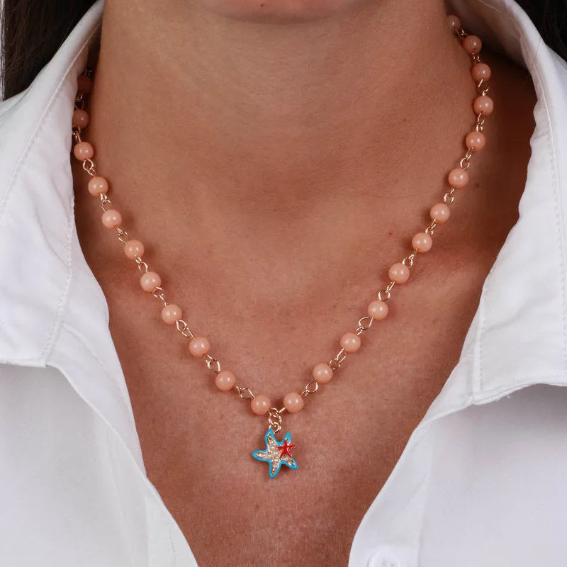 Collana in Metallo con stella marina