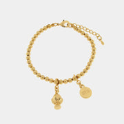 Bracciale in Metallo con pumo pendente