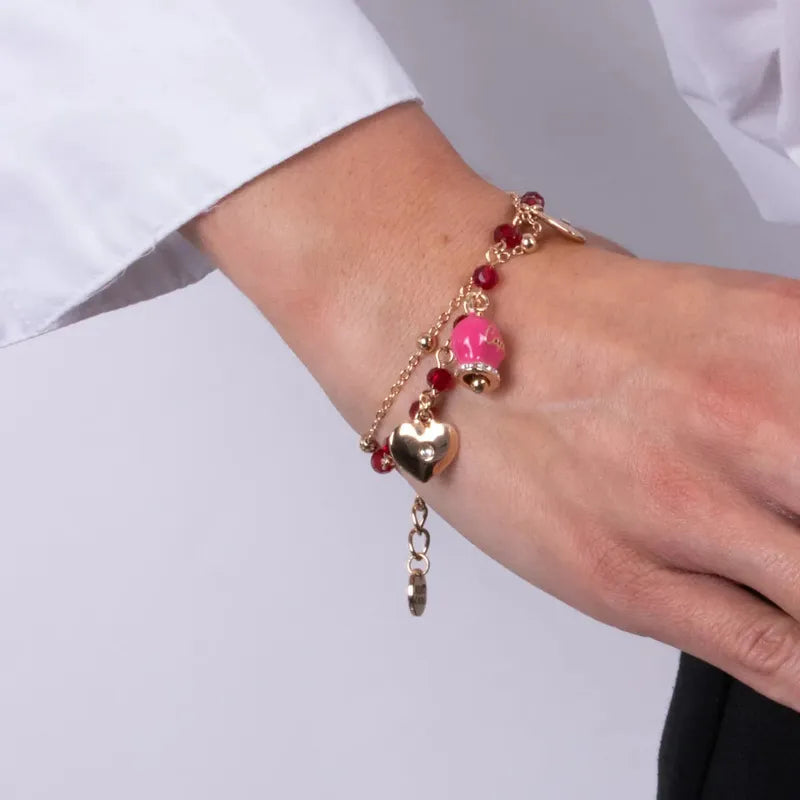 Bracciale Regolabile Unisex In Corda Con Pietra Azabache Rossa Portafortuna Nickel 633553 Bracciale Regolabile Unisex In Corda Con Pietra Azabache Rossa Portafortuna Nickel 633553