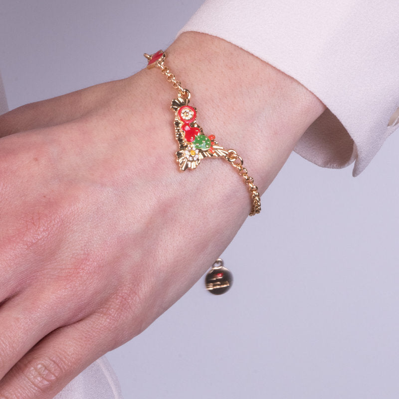 Bracciale in Metallo con sicilia e cactus SICILY - gioiello BySimon