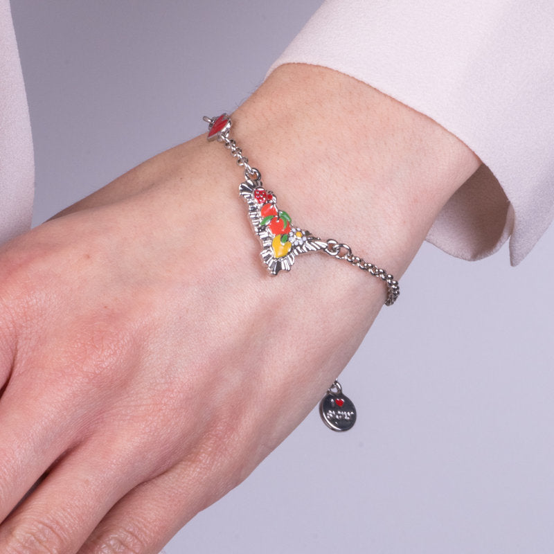 Bracciale in Metallo con sicilia e limoni SICILY - gioiello BySimon