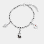 Bracciale in Metallo con trullo e piccolo pumo - BYSIMON gioielli