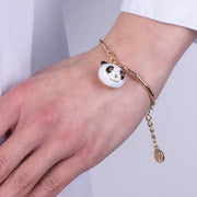 Bracciale in Metallo con ciondolo a forma di panda