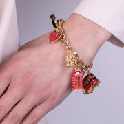 Bracciale in Metallo con ciondoli londinesi