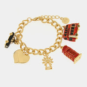 Bracciale in Metallo con ciondoli londinesi