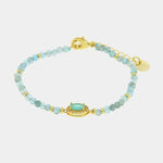 Bracciale in Metallo  con pietre turchesi