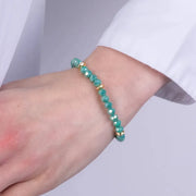 Bracciale in Metallo con sfere verde