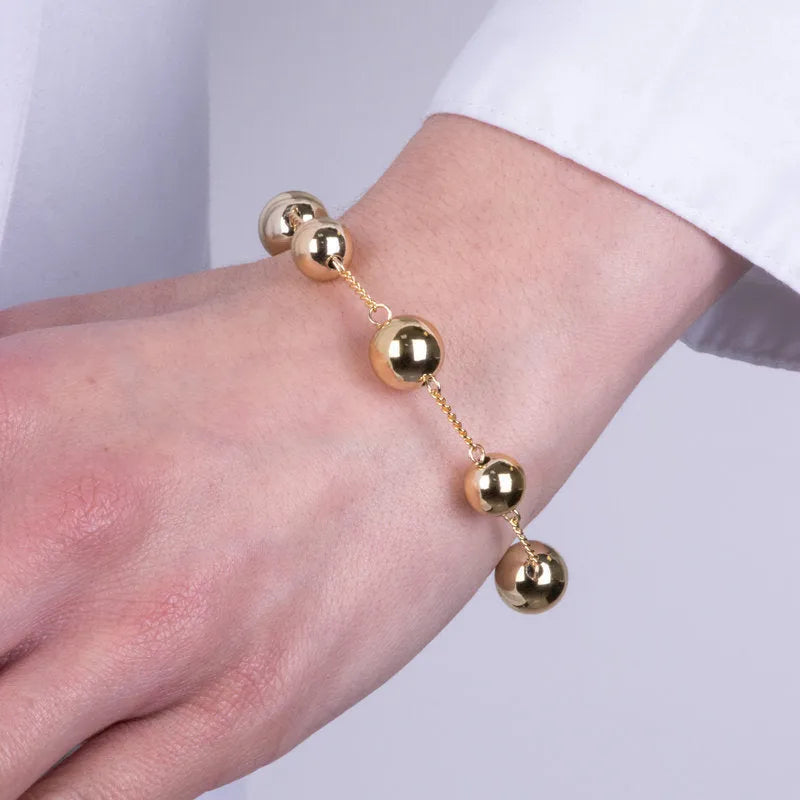 Bracciale in Metallo con pietre lucide - BYSIMON gioielli