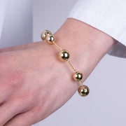 Bracciale in Metallo con pietre lucide