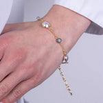Bracciale in Metallo con perline e cristalli AMOVENEZIA - gioiello BySimon