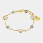 Bracciale in Metallo con perline e cristalli AMOVENEZIA - gioiello BySimon