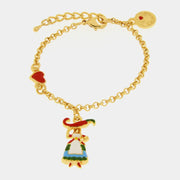 Bracciale in Metallo con donna e peperoncino