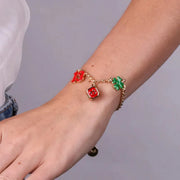 Bracciale in Metallo con dado della fortuna