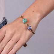 Bracciale in Metallo con dadi e cuori