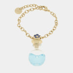 Bracciale in Metallo con bottiglina e fiore
