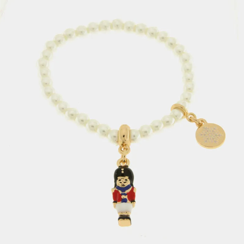 Nutcracker Metal Bracelet with Black Hat