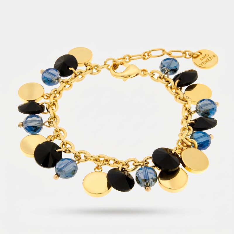 Bracciale in Metallo con pietre - BYSIMON gioielli
