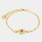 Bracciale in Metallo con cuore Sacro