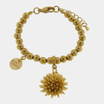 Bracciale in Metallo di perliine con riccio di mare