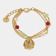 Bracciale in Metallo multiflp con pendente zirconato