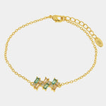 Bracciale in Metallo zirconi colorati - BYSIMON gioielli