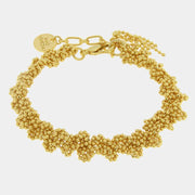 Bracciale in Metallo con perline intrecciate