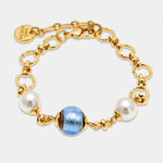 Bracciale in Metallo con cristalli ispirati all'art glass - BYSIMON gioielli