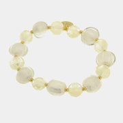 Bracciale in Metallo con cristalli ispirati al vetro di Murano