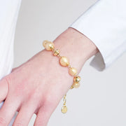 Bracciale in Metallo con cristalli ispirati al vetro di Murano