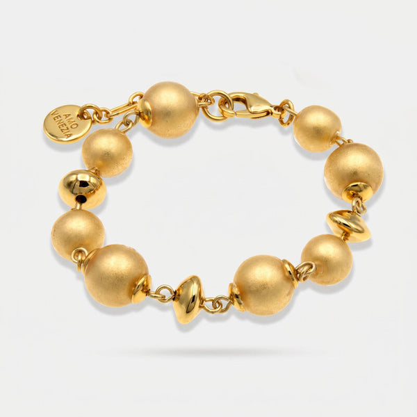 Bracciale in Metallo con cristalli ispirati all'art glass - BYSIMON gioielli