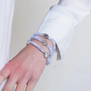 Bracciale in Metallo multifilo con cristalli