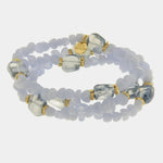 Bracciale in Metallo multifilo con cristalli AMOVENEZIA - gioiello BySimon