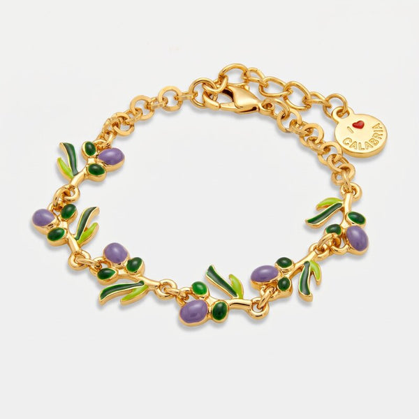Bracciale in Metallo con olive - BYSIMON gioielli