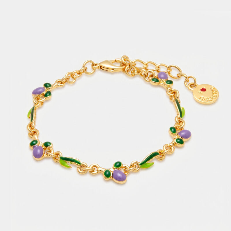 Bracciale in Metallo con olive - BYSIMON gioielli