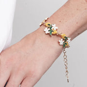 Bracciale in Metallo limoni e margherite