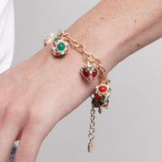 Bracciale in Metallo corone e cubi