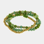 Bracciale in Metallo set verde