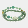 Bracciale in Metallo set verde