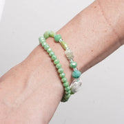 Bracciale in Metallo set verde