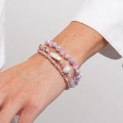 Bracciale in Metallo set cristalli colorati